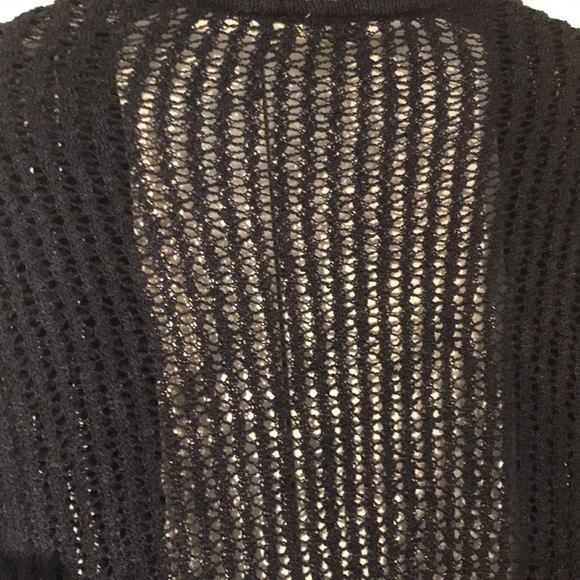 Cato Women’s Knit Cardigan Size Large Navy Blue Sleeveless Cardigan - Picture 5 of 6